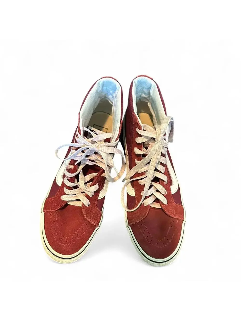 Classic Vans Sk8-Hi sneakers in a rich burgundy! Size 6.5.